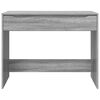 vidaXL Desk with Drawer Grey Sonoma 100 x 50 x 78 cm Engineered Wood