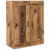 vidaXL Highboard 2 pcs Old Wood Engineered Wood