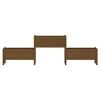 vidaXL Planter Honey Brown 245.5x44x75 cm Solid Wood Pine