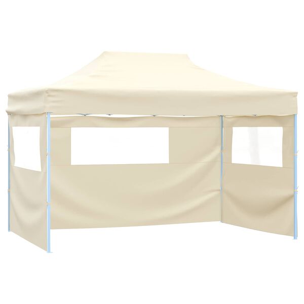 vidaXL Party Tent Folding Cream 291 x 431 x 315 cm Oxford Fabric