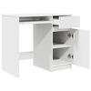 vidaXL Desk White 86x49x76 cm Engineered Wood