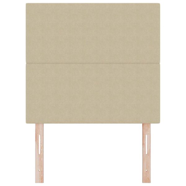 vidaXL Headboard with Headboard Light Green Grey 100 cm Faux Leather