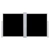 vidaXL Retractable Side Awning Black 120x600 cm