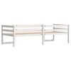 vidaXL Kids' Bed Frame without Mattress White 90x200 cm Solid Wood Pine