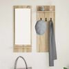 vidaXL Wall-Mounted Coat Rack with Shelf Sonoma oak 70 x 10 x 90 cm