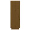 vidaXL Shoe Cabinet Honey Brown 60x34x105 cm Solid Wood Pine