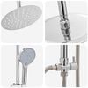 vidaXL Shower System Silver 45 x 20 x 96 cm Brass,Sus201 and ABS