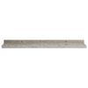 vidaXL Wall Shelves 4 pcs Concrete Grey 60x9x3 cm