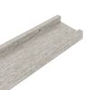 vidaXL Wall Shelves 2 pcs Concrete Grey 40x9x3 cm