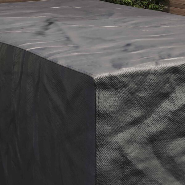 vidaXL Furniture Cover Plain Black 143 x 225 x 90 cm 420D