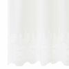 vidaXL Lace Curtain with Curtains Floral White 180 x 150 cm Polyester