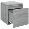 vidaXL Box Drawer Grey Sonoma 40.5x40x40 cm Engineered Wood