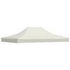 vidaXL Party Tent Roof 4x3 m Cream 270 g/m²