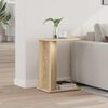 vidaXL End Table Sonoma Oak 35 x 25 x 50 cm Engineered Wood