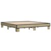 vidaXL Bed Frame without Mattress Sonoma Oak 180x200 cm Super King