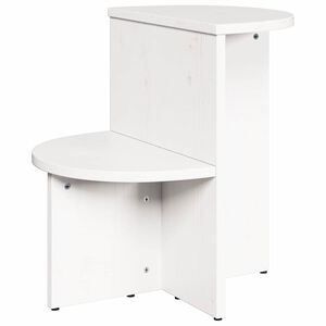 vidaXL Coffee Table White 50 x 40 x 50 cm Solid pine wood