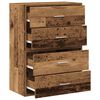 vidaXL Cabinets with 2 Drawers 2 pcs Old Wood 60x31x40 cm Engineered Wood
