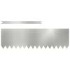 vidaXL Lawn Edging 50 pcs 100 x 0.05 x 30 cm Galvanised Steel Silver