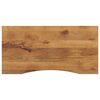 vidaXL Desk Top with Curve 110x60x2,5 cm Solid Wood Rough Mango