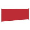 vidaXL Patio Retractable Side Awning 180x500 cm Red