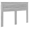 vidaXL Bed Frame with Drawer Grey Sonoma 140 x 190 cm Engineered Wood