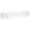vidaXL Gabion Raised Bed Galvanised Iron 300x100x50 cm