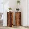 vidaXL Plant Stand 2pcs Old Wood 25x25x80 cm Engineered Wood