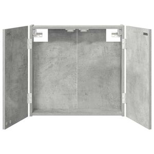 vidaXL Dartboard Cabinet Concrete Grey 56 x 12 x 53.5 cm
