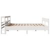 vidaXL Bed Frame without Mattress White 200x200 cm Solid Wood Pine
