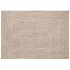 vidaXL Area Rug Natural and White 140 x 200 cm Jute