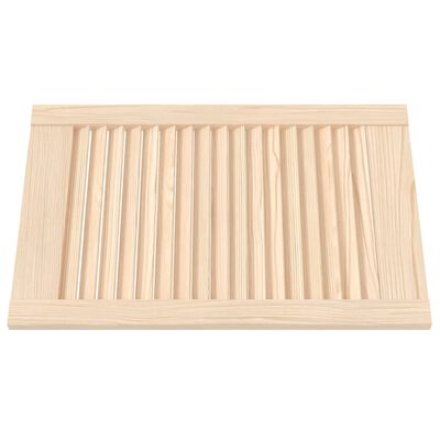 vidaXL Cabinet Doors Louvred Design 4 pcs 61.5x39.4 cm Solid Wood Pine