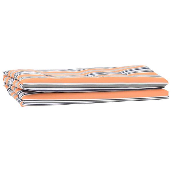 vidaXL Awning Replacement Fabric Blue and orange 10 x 1.6 m Fabric