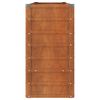 vidaXL Garden Raised Bed Rusty 160x40x77 cm Corten Steel