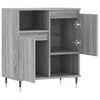 vidaXL Sideboard Grey Sonoma 60x35x70 cm Engineered Wood