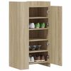 vidaXL Shoe Cabinet Sonoma Oak 52x37.5x100 cm Engineered Wood