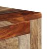 vidaXL Console Table with 3 Drawers 120x30x75 cm Solid Acacia Wood