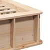 vidaXL Bed Frame Wax Brown 75 x 190 cm Solid Pine Wood