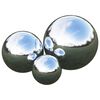 vidaXL Mirror Ball 3 pcs &Oslash; 20 cm Silver Stainless Steel 201