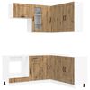 vidaXL Kitchen Unit KALMAR 8 pcs Artisan Oak Engineered Wood