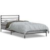 vidaXL Bed Frame without Mattress Grey Sonoma 90x200 cm