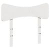 vidaXL Headboard White 75 cm Solid Wood Pine