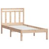 vidaXL Bed Frame without Mattress Small Single Solid Wood