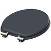 SCH&Uuml;TTE Toilet Seat with Soft-Close SPIRIT ATHRAZIT Anthracite Matte