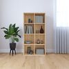vidaXL Book Cabinet/Sideboard Sonoma Oak 66x30x130 cm Engineered Wood