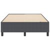 vidaXL Platform Bed Frame Dark Grey 120 x 190 cm Fabric