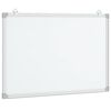 vidaXL Magnetic Whiteboard 80x60x1.7 cm Aluminium