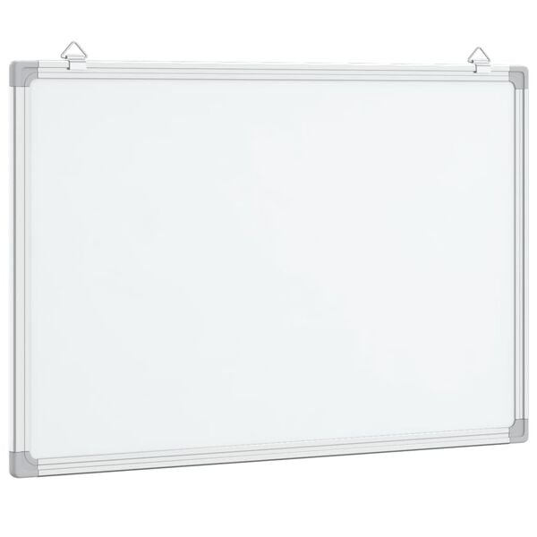 vidaXL Magnetic Whiteboard 80x60x1.7 cm Aluminium