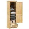 vidaXL Wardrobe Corona 55x38x170 cm Solid Wood Pine