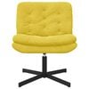 vidaXL Swivel Relaxing Chair Yellow 63 x 75 x 76 cm Velvet