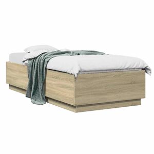 vidaXL Bed Frame Sonoma Oak 80 x 200 cm Engineered Wood
